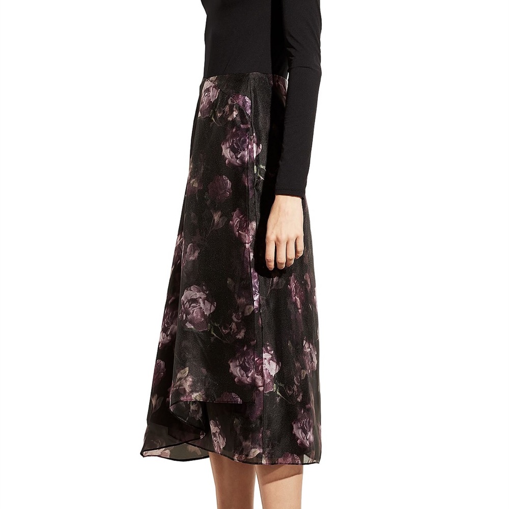 Vince Night Garden Handkerchief Drape Skirt - Picture 9 of 16